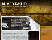 Tablet Screenshot of ahmedrashid.com